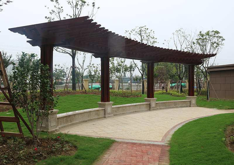 張家港新乘北苑小區(qū)廊架